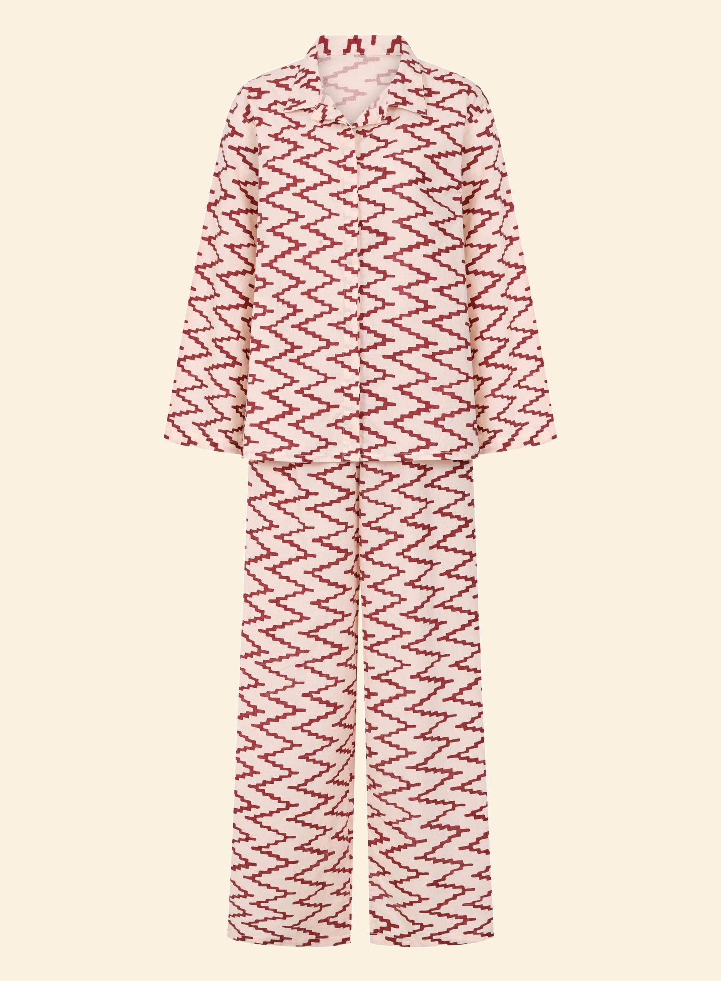 red pyjama set