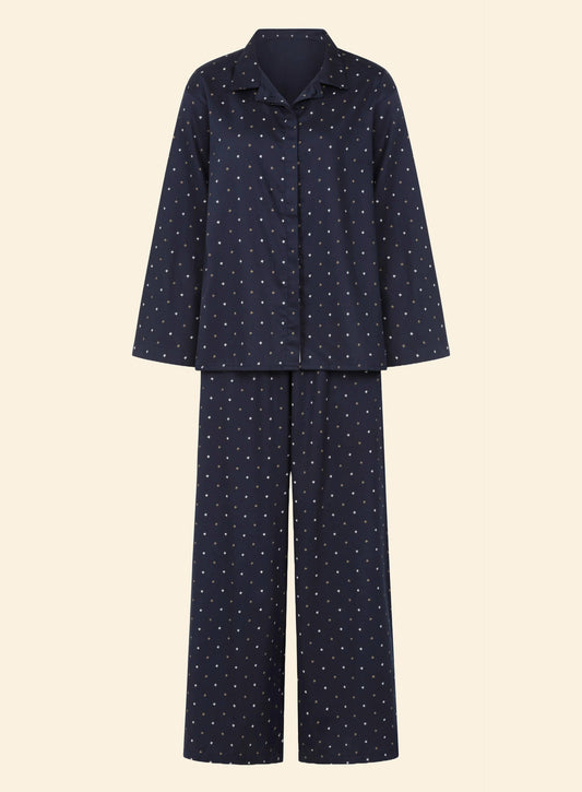 navy blue pyjama set