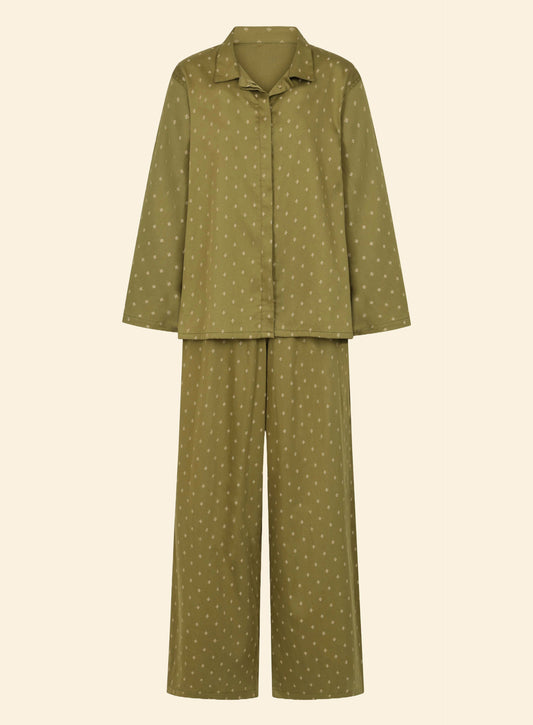 green pyjama set